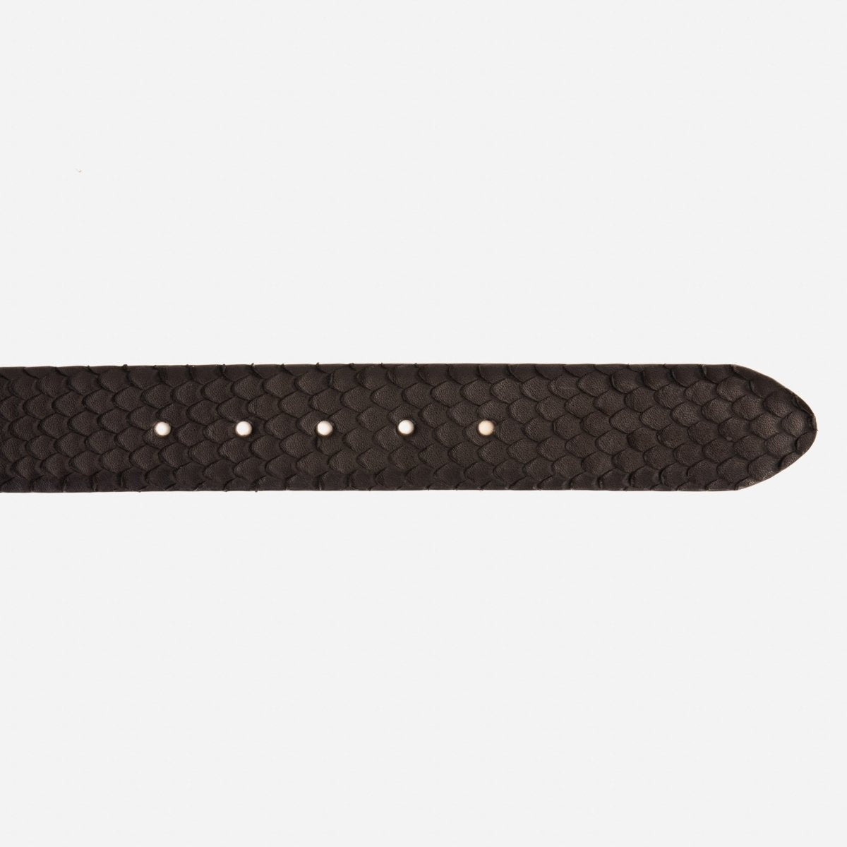 The Caesars Black Leather Belt - TLW Shoes