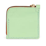 JAGUAR EMBROIDERED ZIP AROUND WALLET // MINT - TLW Shoes