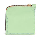JAGUAR EMBROIDERED ZIP AROUND WALLET // MINT - TLW Shoes