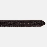 The Strat Black Leather Belt - TLW Shoes