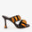 The Eclipse Black & Gold Leather Women Sandal - TLW Shoes