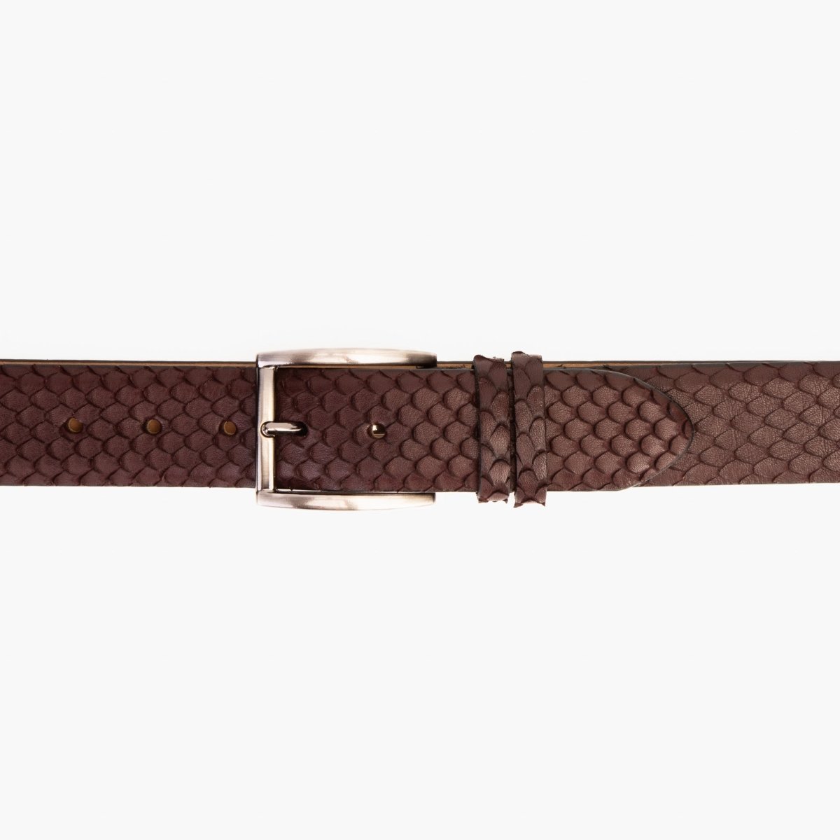 The Majesty Burgundy Leather Belt - TLW Shoes