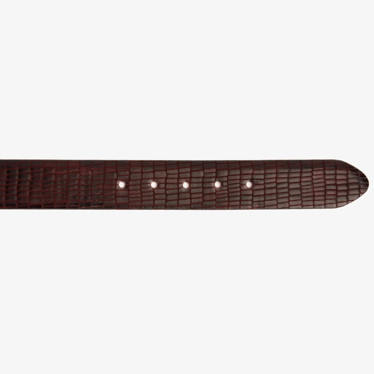 The Empire Burgundy Leather Belt - TLW Shoes