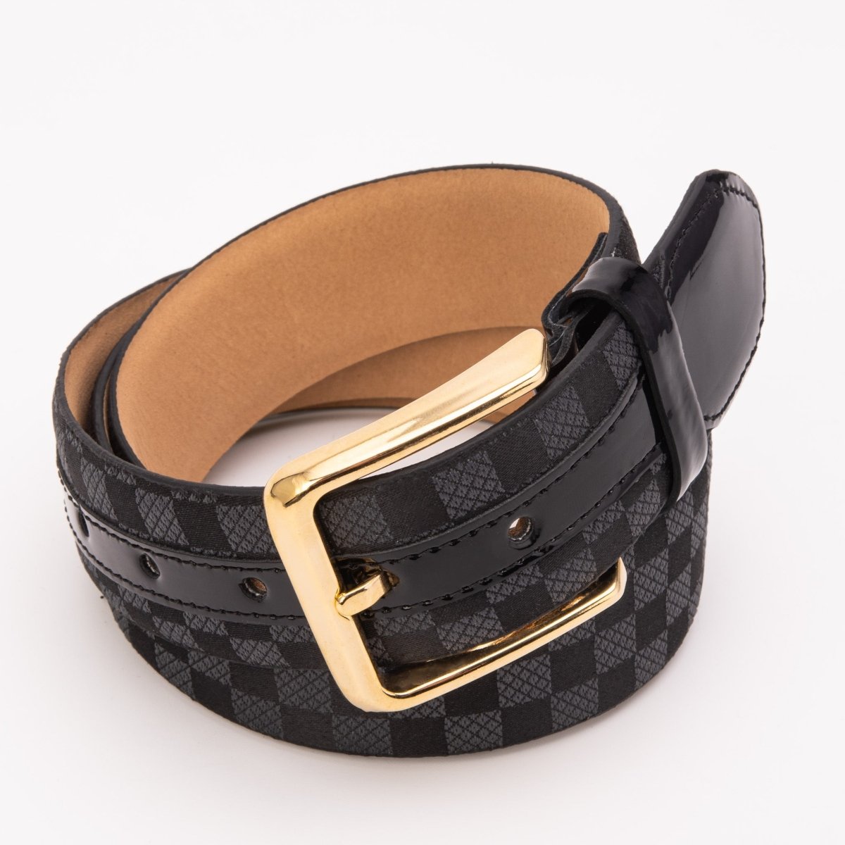 The Monte Carlo Black Leather Belt - TLW Shoes