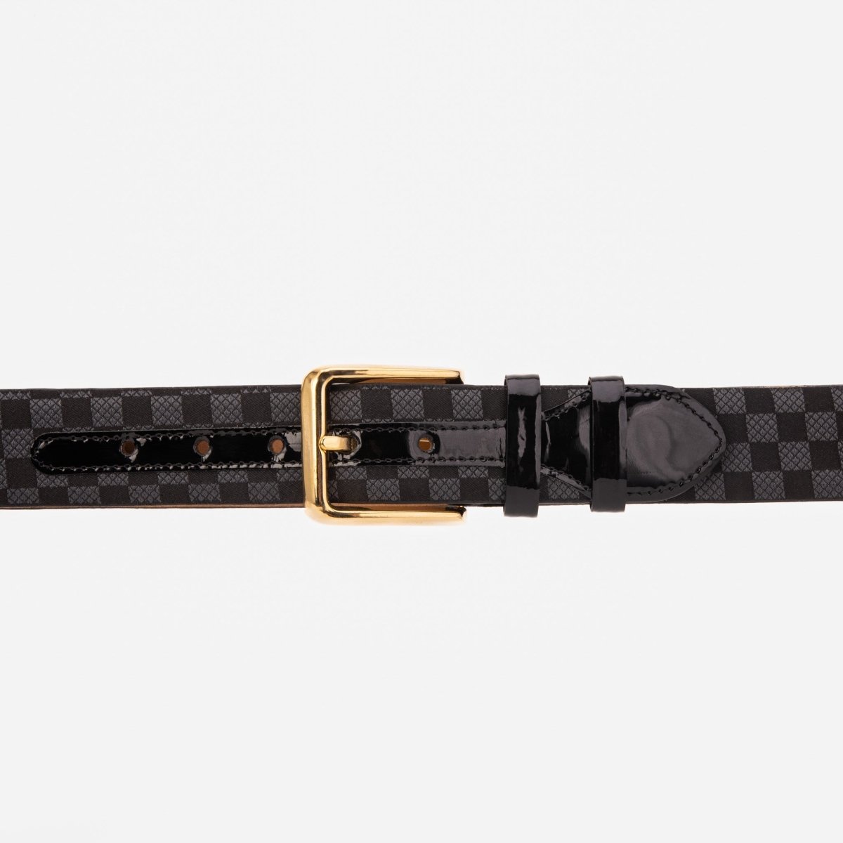 The Monte Carlo Black Leather Belt - TLW Shoes