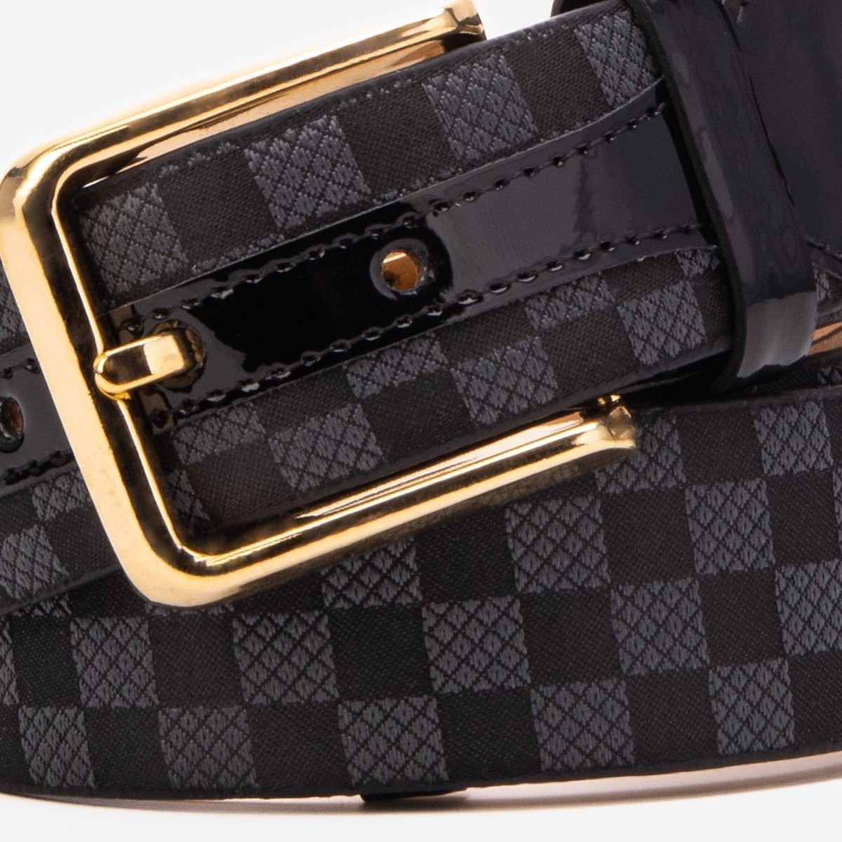 The Monte Carlo Black Leather Belt - TLW Shoes