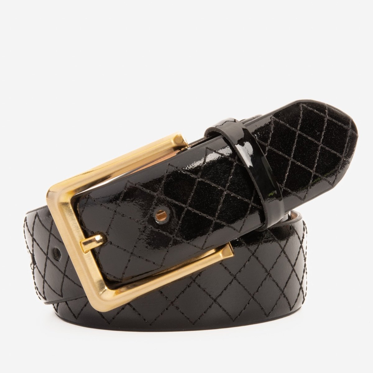 The Prestige Black Leather Belt - TLW Shoes