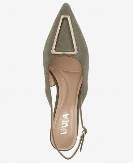 Cecilia Slingback Green - TLW Shoes