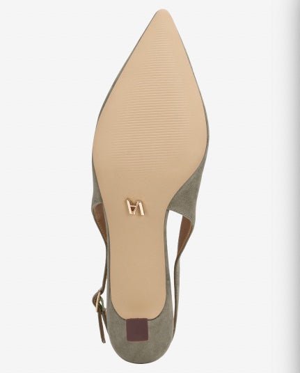 Cecilia Slingback Green - TLW Shoes