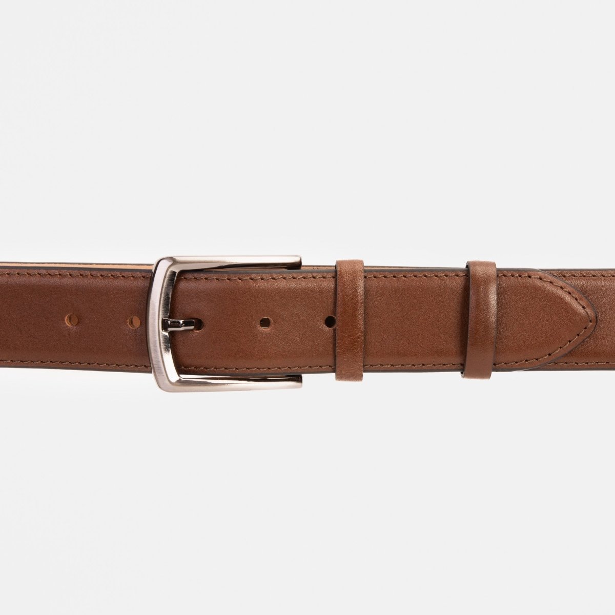 The Torino Brown Calfskin Belt - TLW Shoes