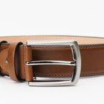 The Torino Brown Calfskin Belt - TLW Shoes