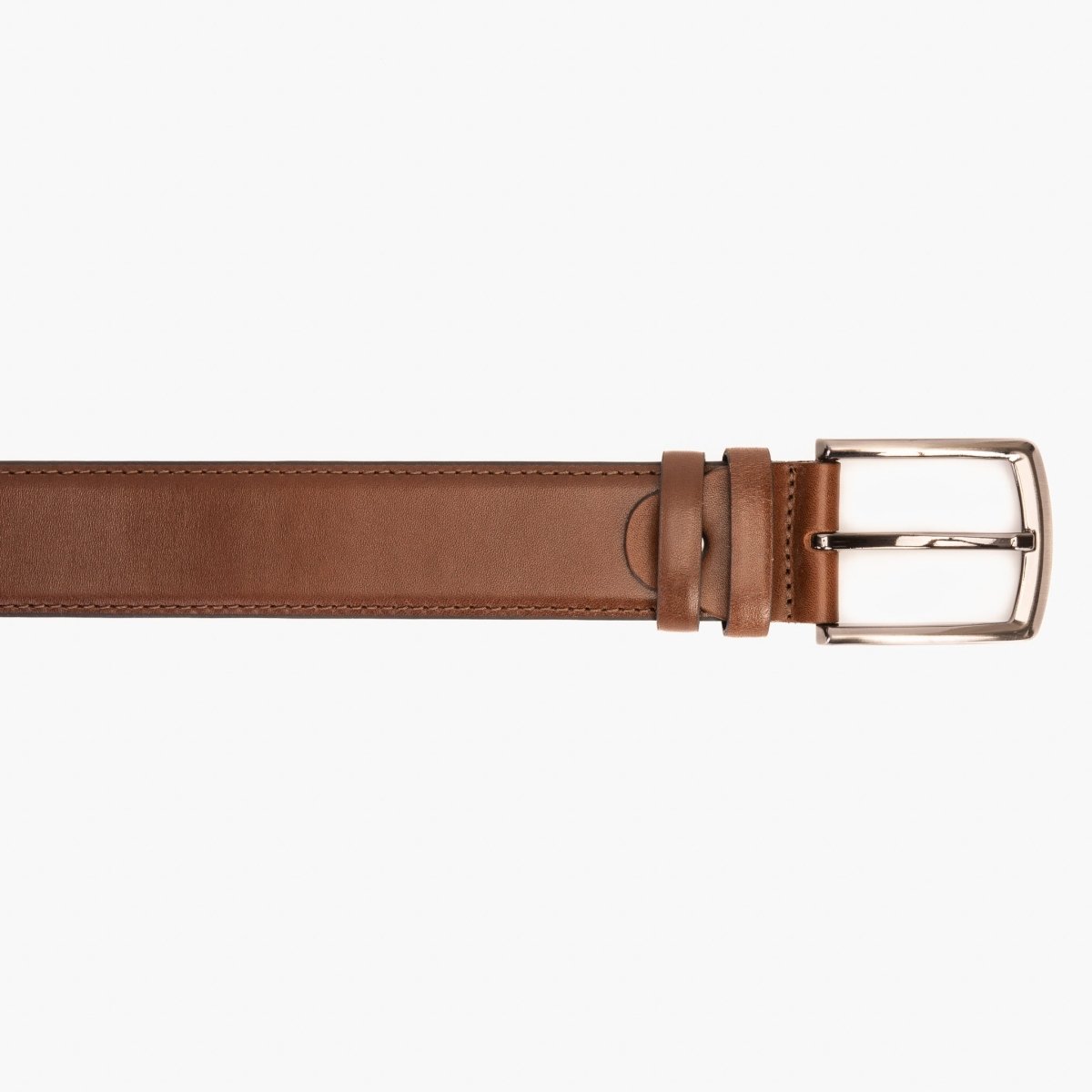 The Torino Brown Calfskin Belt - TLW Shoes