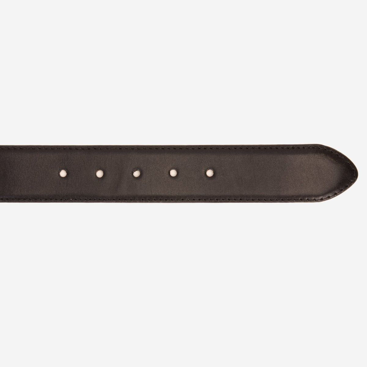 The Torino Black Calfskin Belt - TLW Shoes
