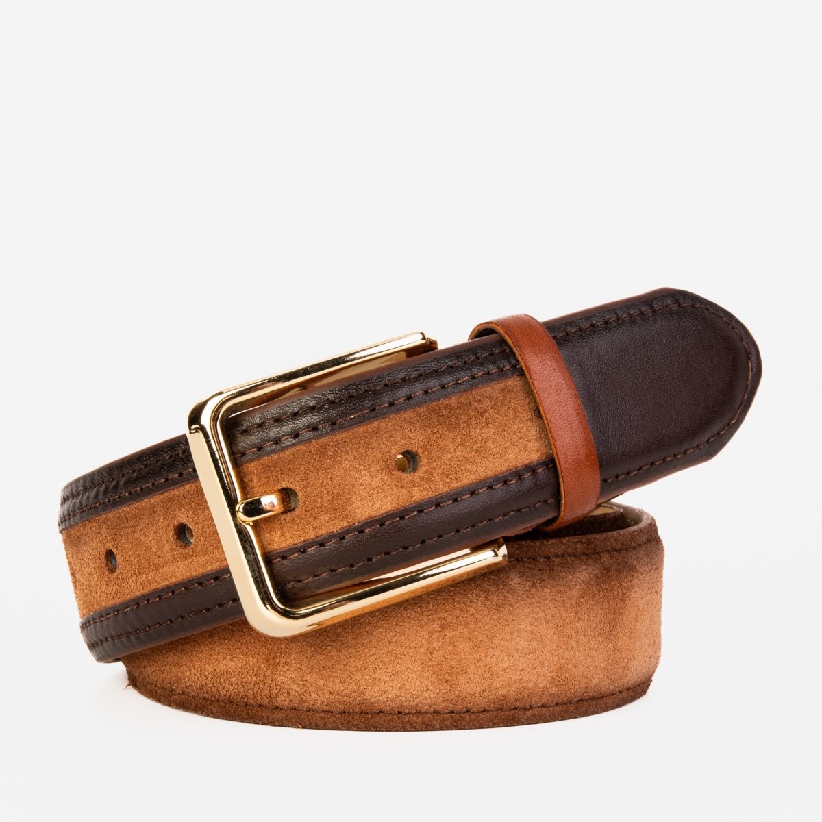 The Regent Brown Leather Belt - TLW Shoes