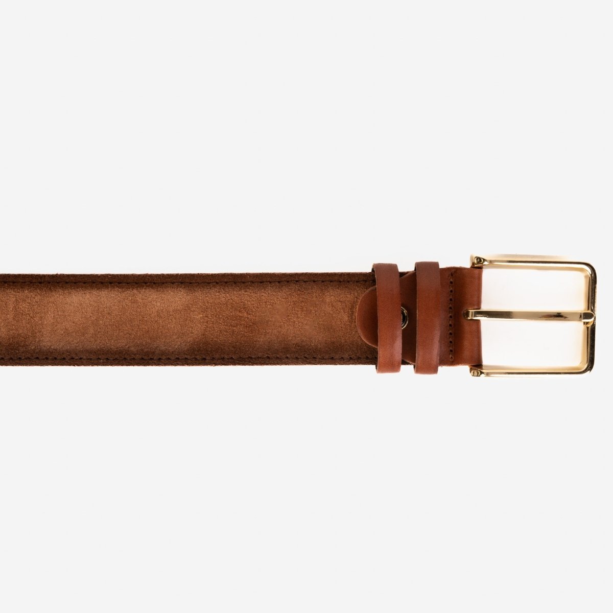 The Regent Brown Leather Belt - TLW Shoes
