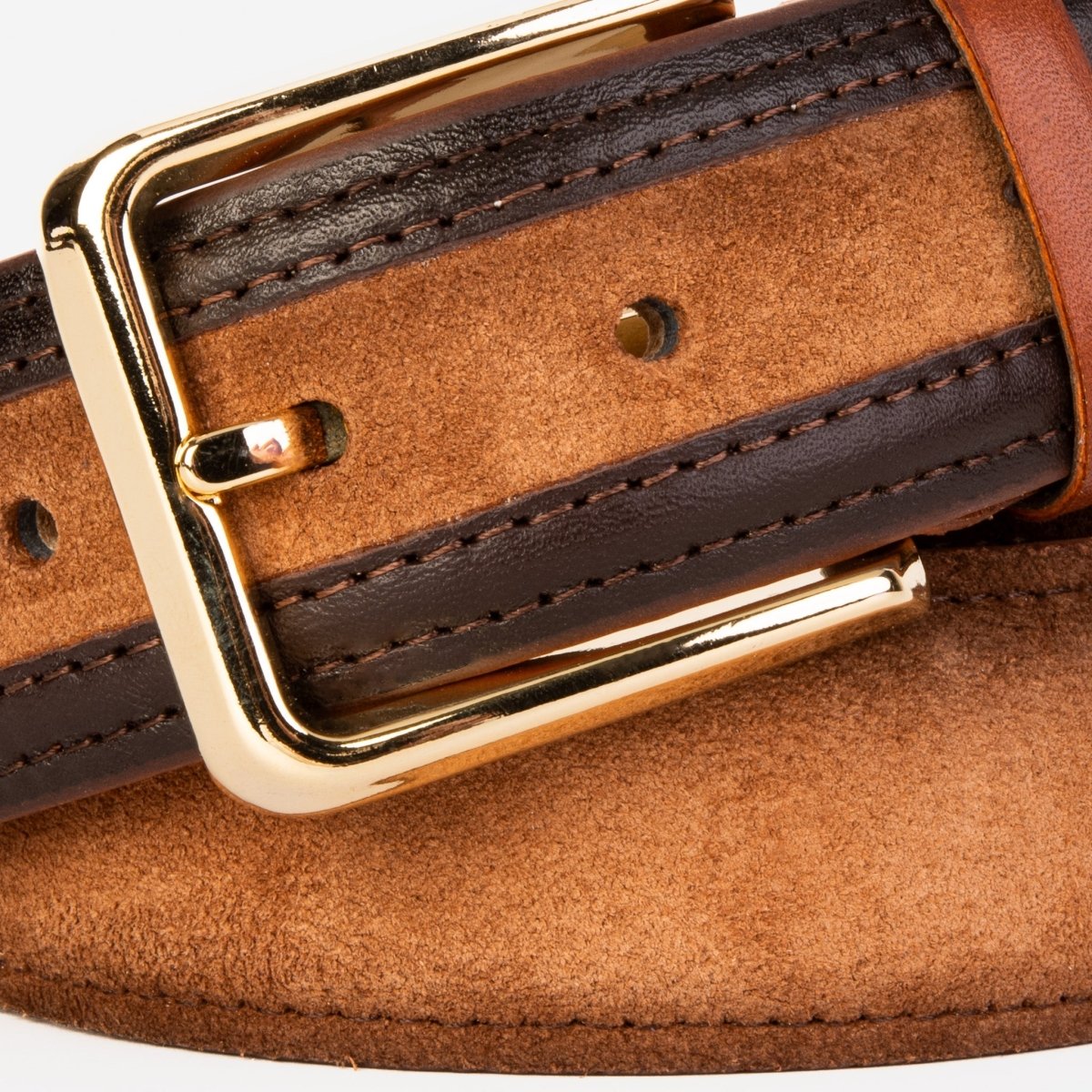 The Regent Brown Leather Belt - TLW Shoes