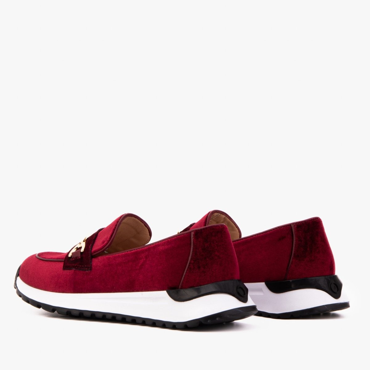 The Milan Burgundy Leather Women Sneaker - TLW Shoes