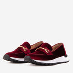 The Milan Burgundy Leather Women Sneaker - TLW Shoes