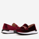 The Milan Burgundy Leather Women Sneaker - TLW Shoes