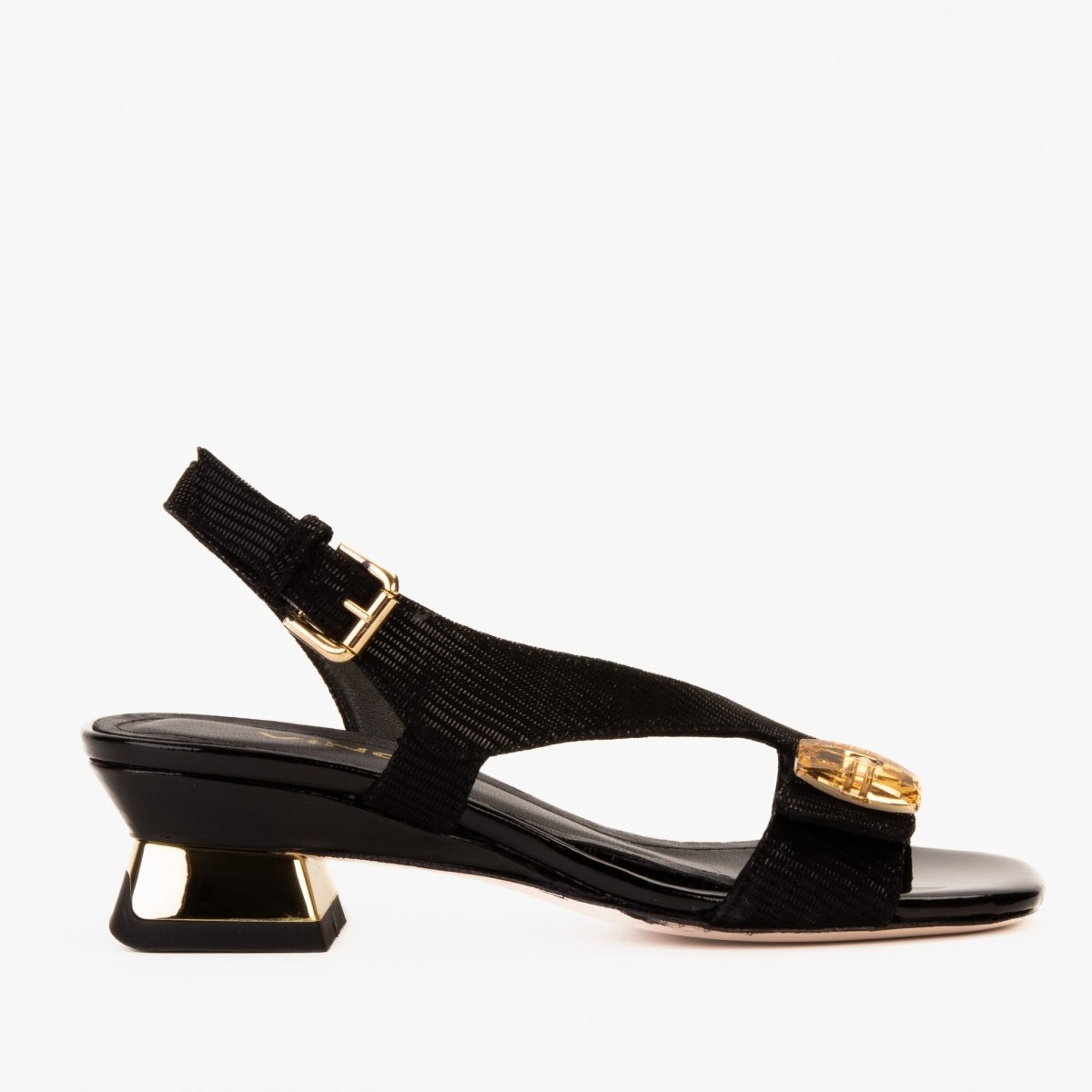 The Iconic Black Leather Women Sandal - TLW Shoes