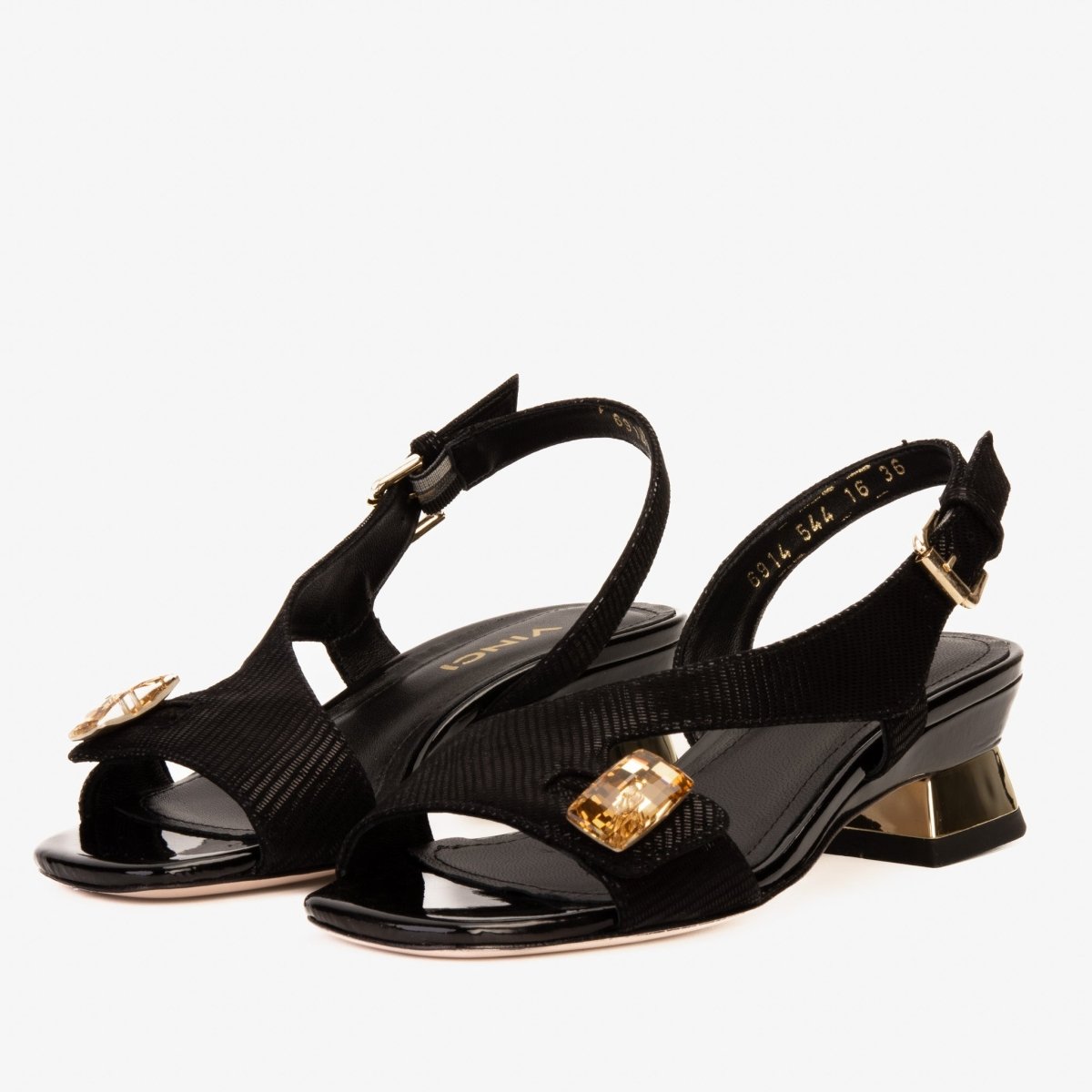 The Iconic Black Leather Women Sandal - TLW Shoes