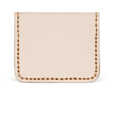 LEATHER CARDHOLDER WALLET // SAND - TLW Shoes