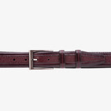 The Everest & Rockwell BurgundyLeather Belt - TLW Shoes