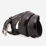 The Everest & Rockwell Black Leather Belt - TLW Shoes