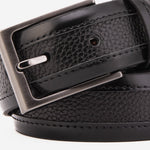 The Everest & Rockwell Black Leather Belt - TLW Shoes