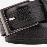 The Everest & Rockwell Black Leather Belt - TLW Shoes