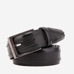The Everest & Rockwell Black Leather Belt - TLW Shoes