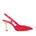 The Luna Fuchsia Leather Slingback Women Sandal - TLW Shoes