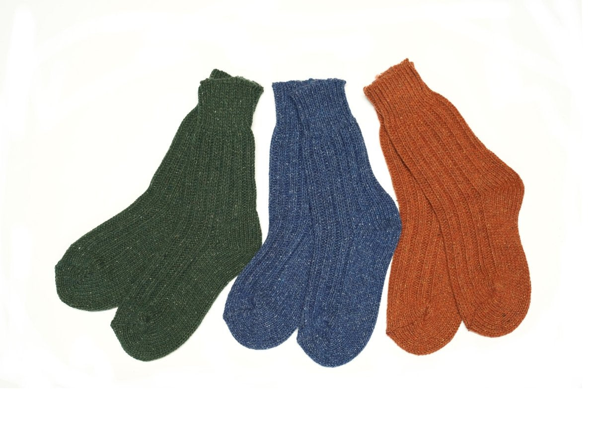 tittimitti® Wool - Silk Blend Men's Socks. 1 Pair. Made in Italy. - TLW Shoes