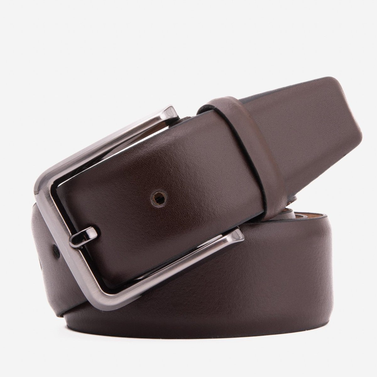 The Arcadia Brown Calfskin Belt - TLW Shoes