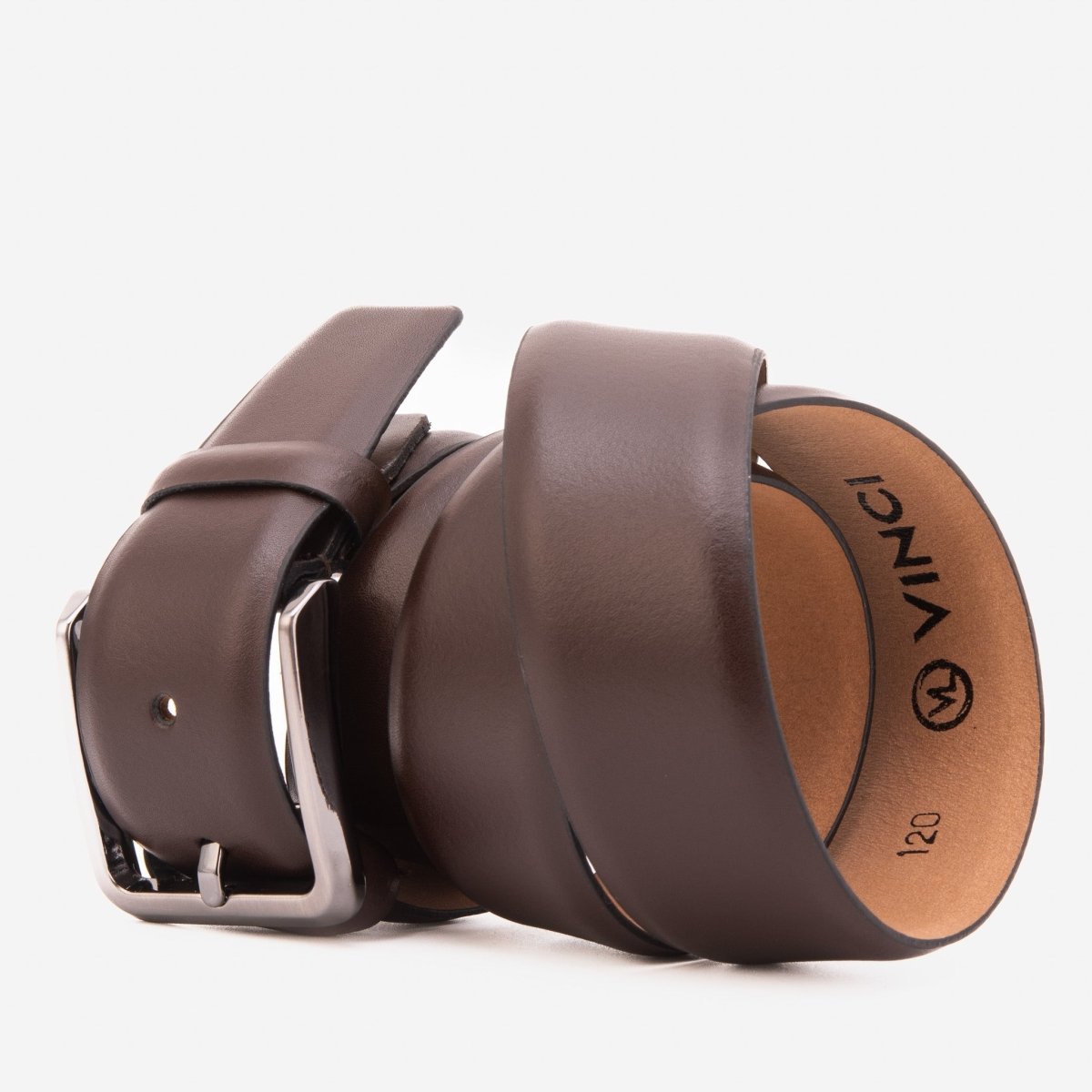 The Arcadia Brown Calfskin Belt - TLW Shoes