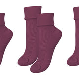 tittimitti® 100% Organic Combed Cotton Luxury Women's Socks 3 - Pack. Made in Italy. - TLW Shoes