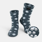 Polar Feet Adult Fleece Socks - Snow - TLW Shoes
