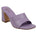 Women's Soho Lilac Square Toe Heeled Sandals - TLW Shoes