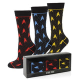 Star Trek 3 Pair Sock Gift Set - TLW Shoes