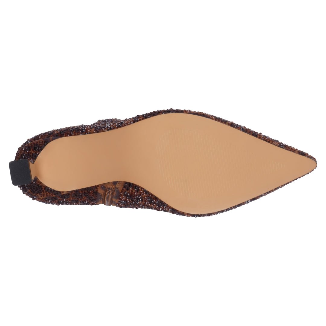 Women's Tina Leopard Bootie - TLW Shoes