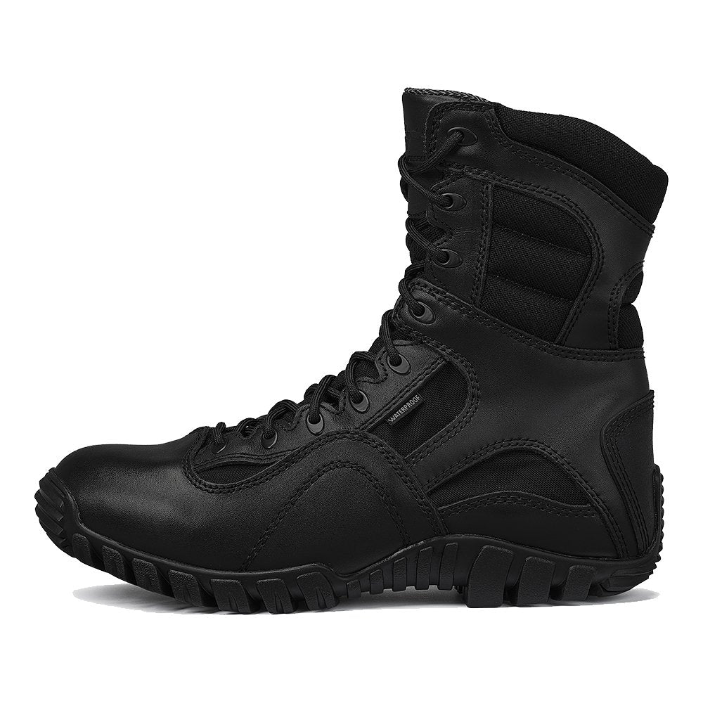 BELLEVILLE KHYBER MEN'S TR960ZWP WATERPROOF LIGHTWEIGHT SIDE-ZIP TACTICAL BOOT IN BLACK - TLW Shoes