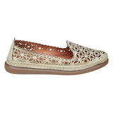 Tumi Mint Perforated Leather Flats - TLW Shoes