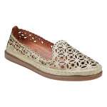 Tumi Mint Perforated Leather Flats - TLW Shoes