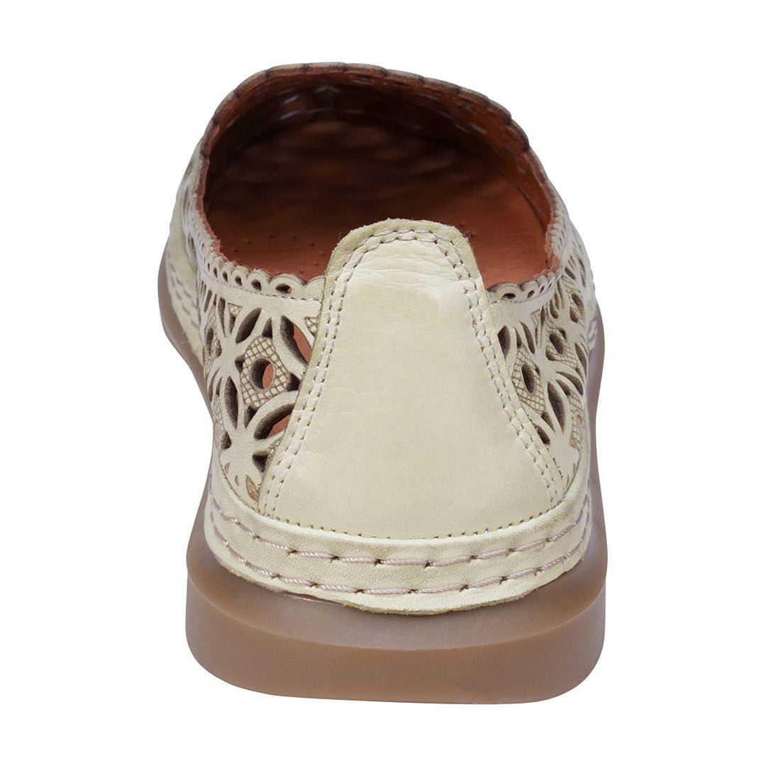 Tumi Mint Perforated Leather Flats - TLW Shoes