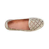 Tumi Mint Perforated Leather Flats - TLW Shoes
