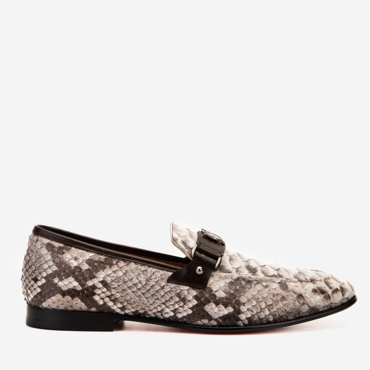 The Boss Pyth Naturel White Color Bit Loafer Men Shoe - TLW Shoes