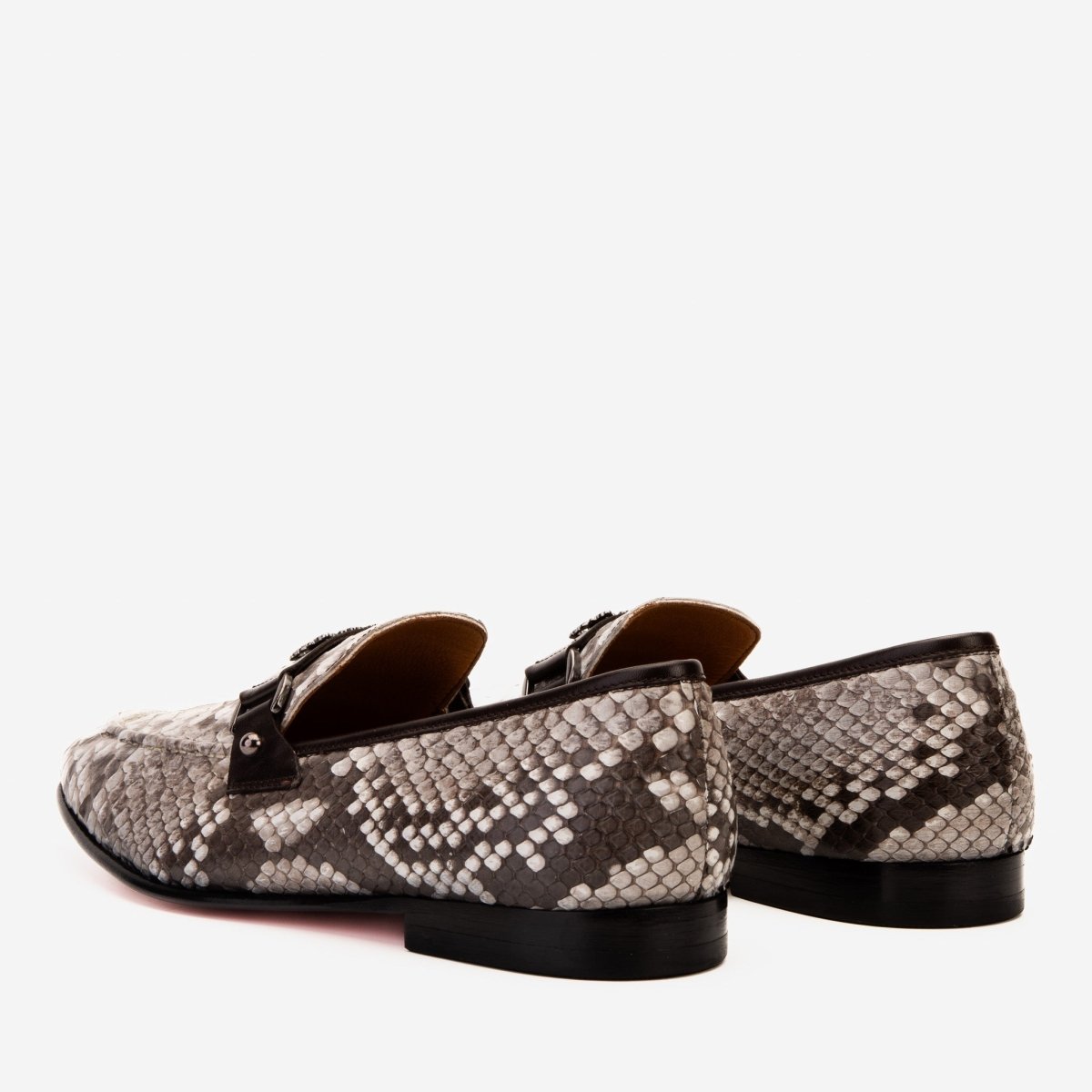 The Boss Pyth Naturel White Color Bit Loafer Men Shoe - TLW Shoes