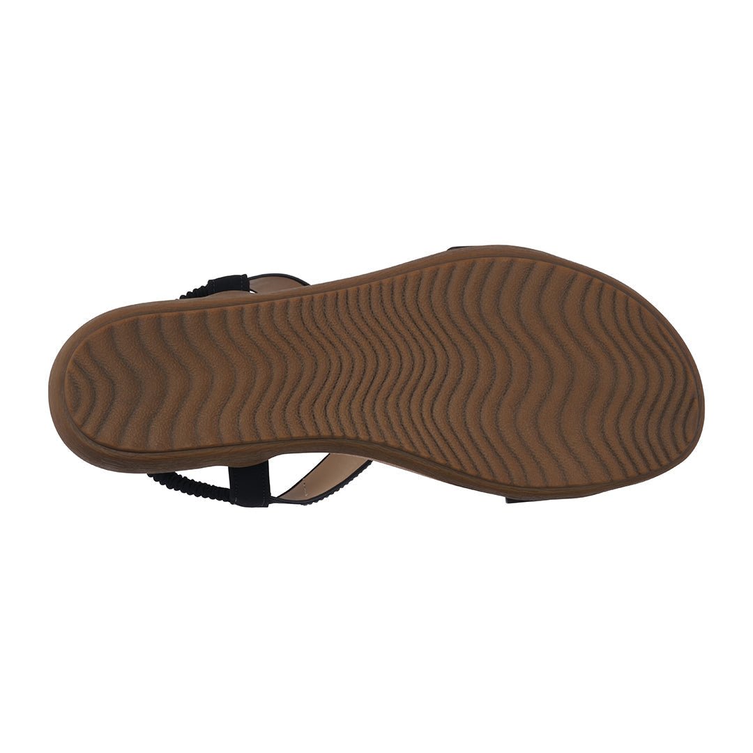 Women's Vianna Embellished Flat Sandals - TLW Shoes