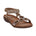Women's Victoria Tan Jeweled Flat Sandals - TLW Shoes