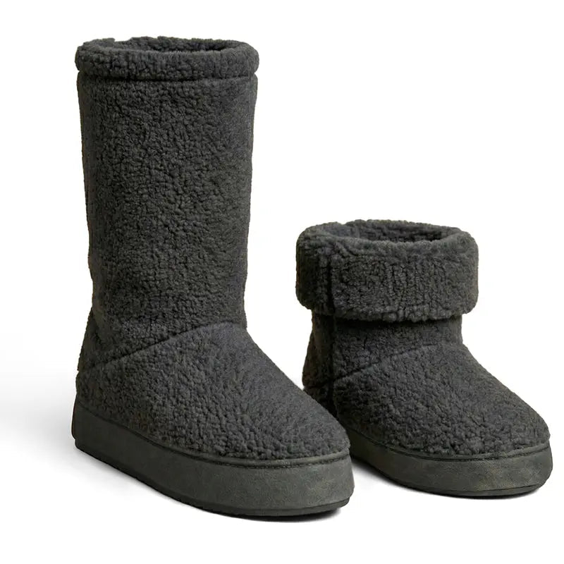 Polar Feet Women's Snugs - Grey Berber - TLW Shoes